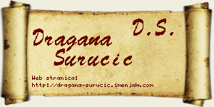 Dragana Suručić vizit kartica